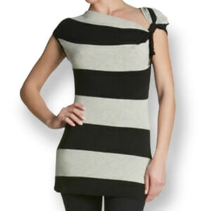 Bailey 44 Kefta Striped Longline Tunic Tank Asymmetrical Y2K Medium